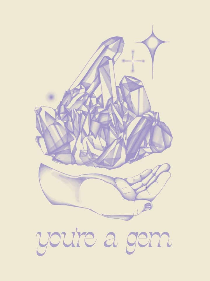 You're a Gem Card for wholesale by fern (like the plant)