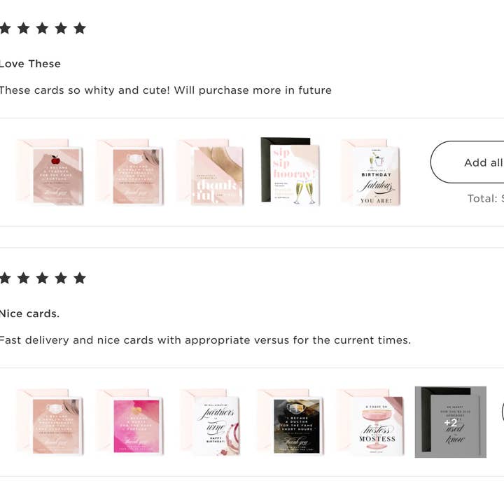 Kitty Meow Boutique - Wholesale Birthday Card - Another Year Graced, Sentimental Birthday Greeting Card Her6