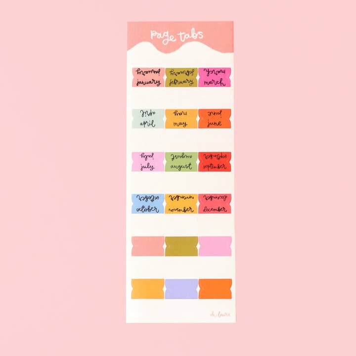Oh, Laura – wholesale Sticker – Planner Stickers - Page Tabs