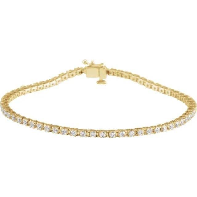 14k Love All Tennis Bracelet 2CTW for wholesale by Also, Freedom