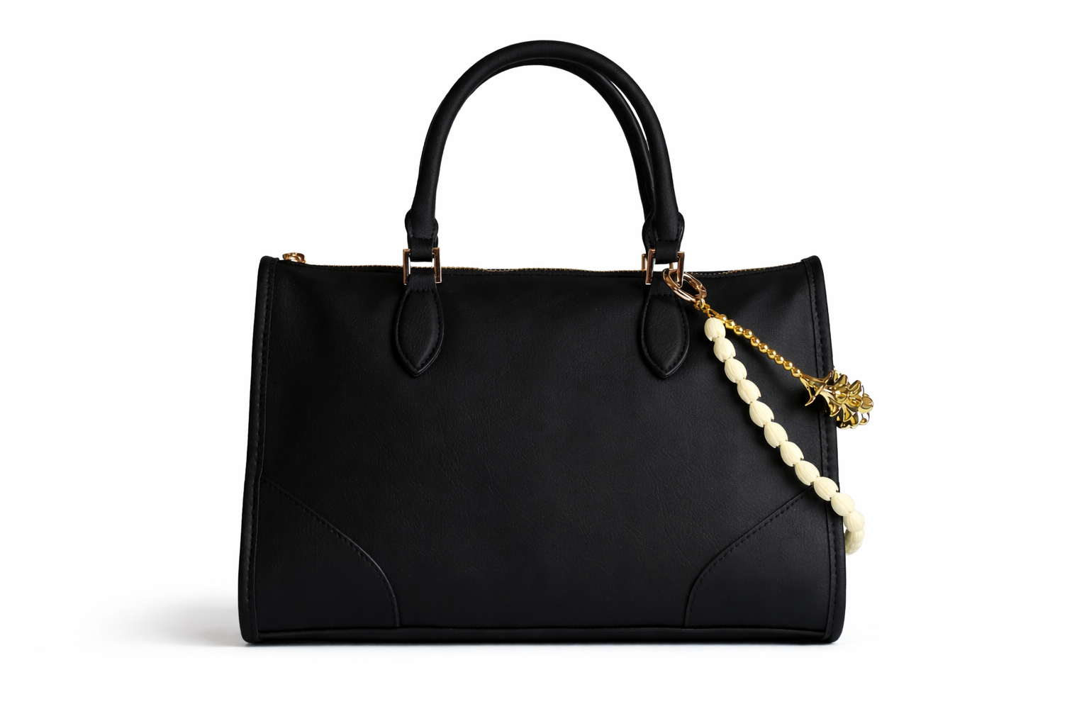 Leo & Lei - Wholesale Purse/Bag Accessory - Women's - Kenna Charm – Statement Bag Charm (Pīkake & Gold Plumeria)3