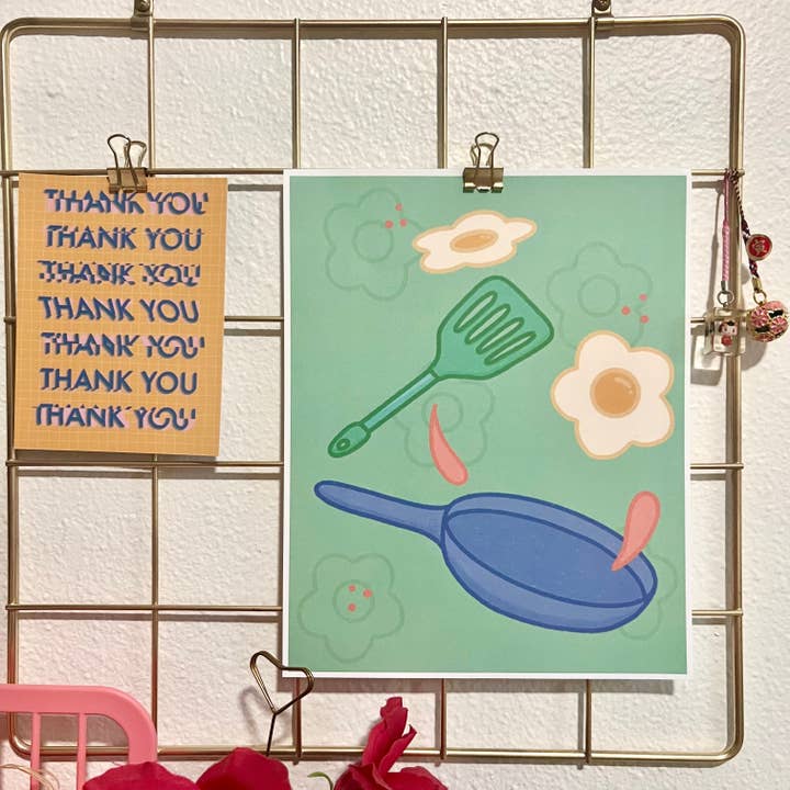 flippin' floweregg print for wholesale by GLTCHGIRL