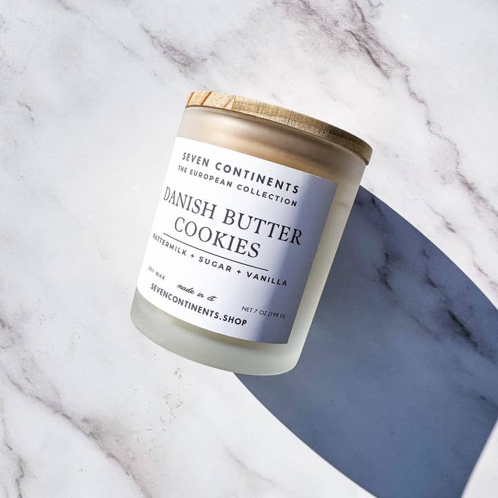 Seven Continents - Wholesale Novelty Candle - Danish Butter Cookies Soy Wax Candle1
