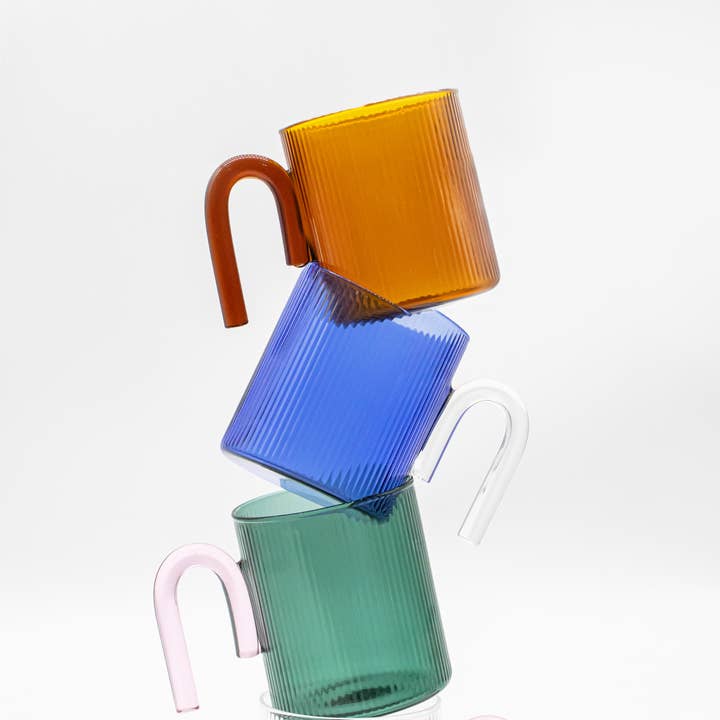 Sage & Cooper - Wholesale Drinking Glass/Cup - Archer Ribbed Glass Cup