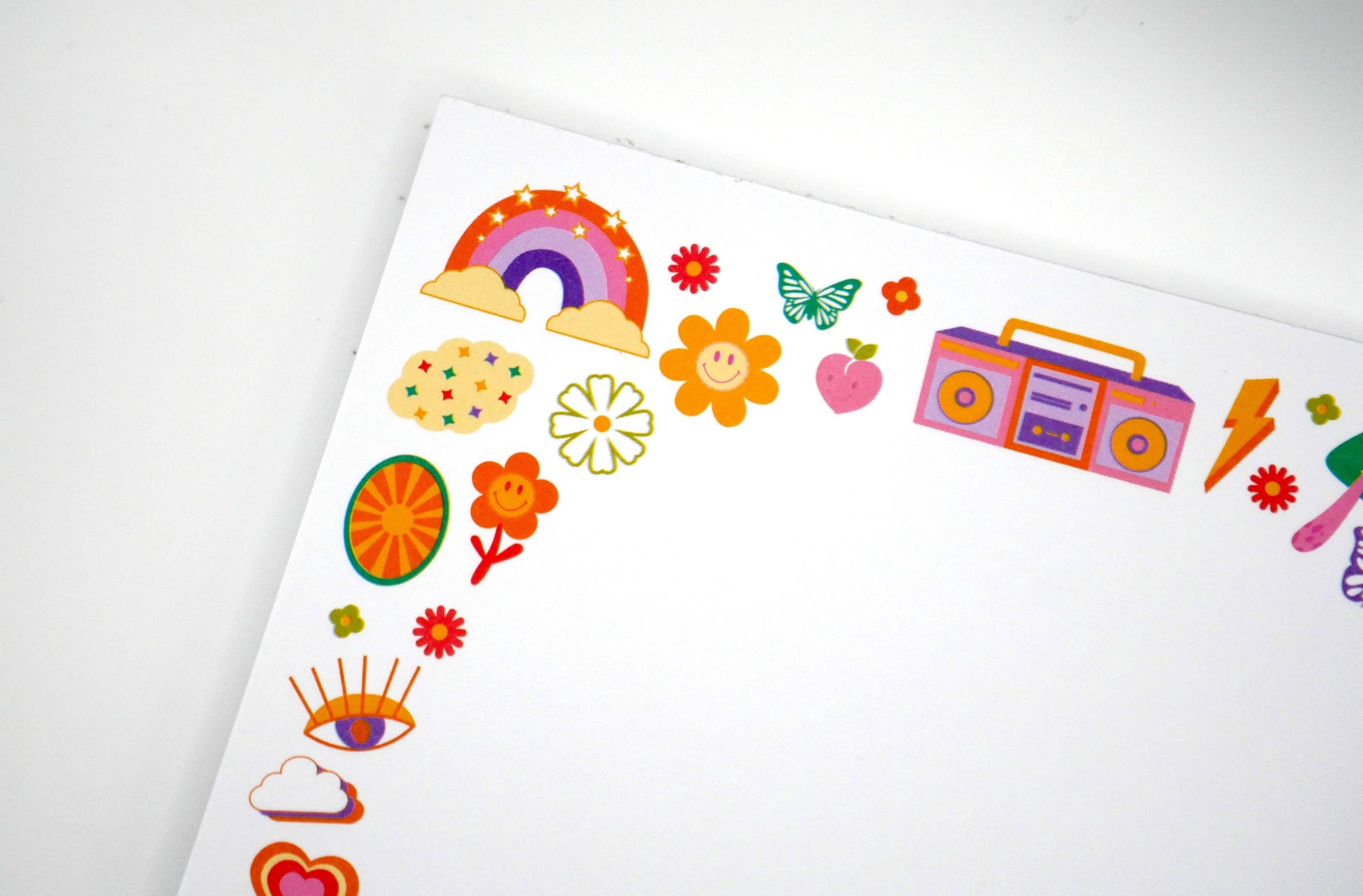 Why Begin – wholesale Notepad – Retro, Funky, 70s & 90s 5x7" Nostalgia Notepad3