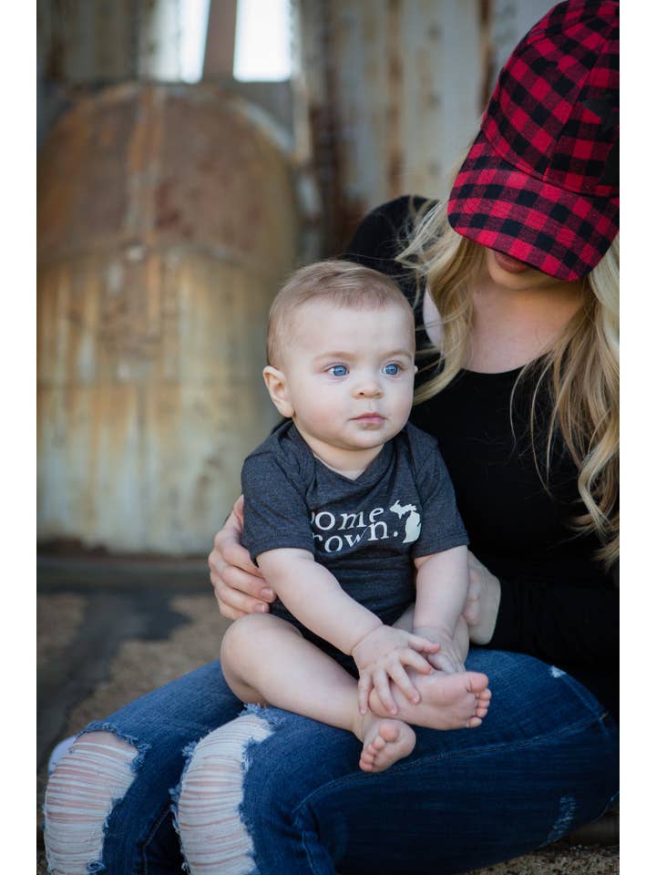 Simply Stated - Wholesale Bodysuit (Non-Footed) - Baby - Michigan Home Grown (cream) - Baby Onesie4