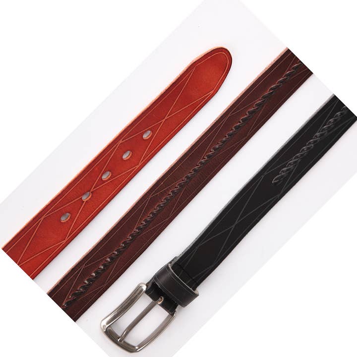 Ægte læderbælte -LA2064 for engroshandel hos Fabio Valenti