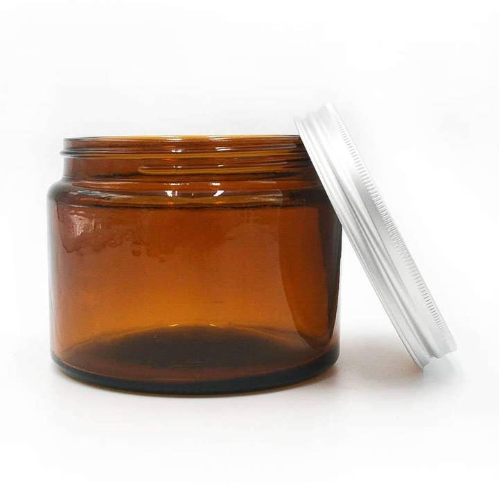 EcoVibe - Wholesale Jar - 500ml Amber Glass Jar0