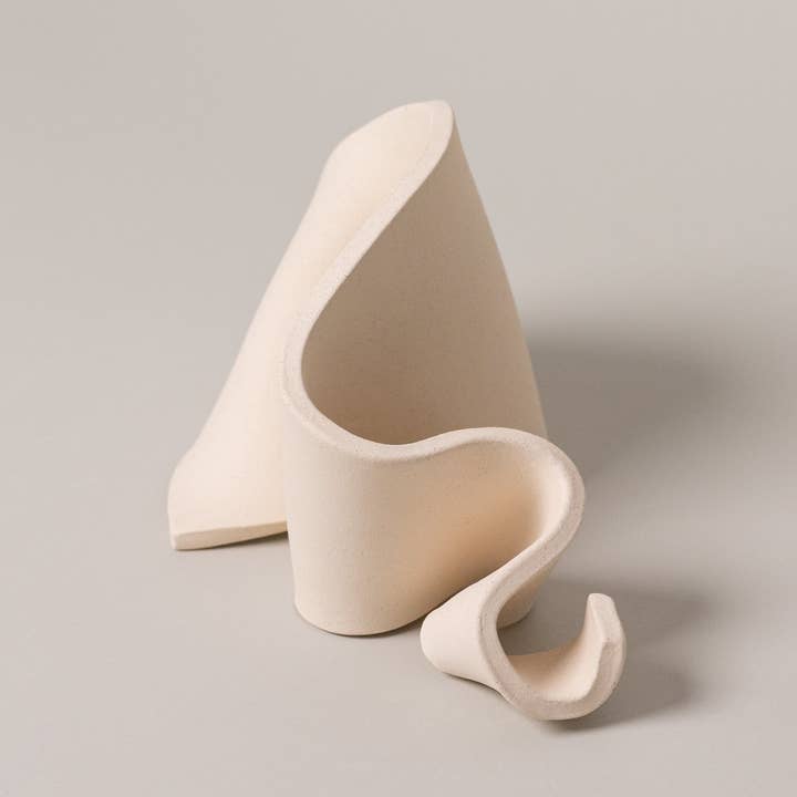 Virginia Sin - Wholesale Decorative Tabletop Object - Furl Art Object, Bone4