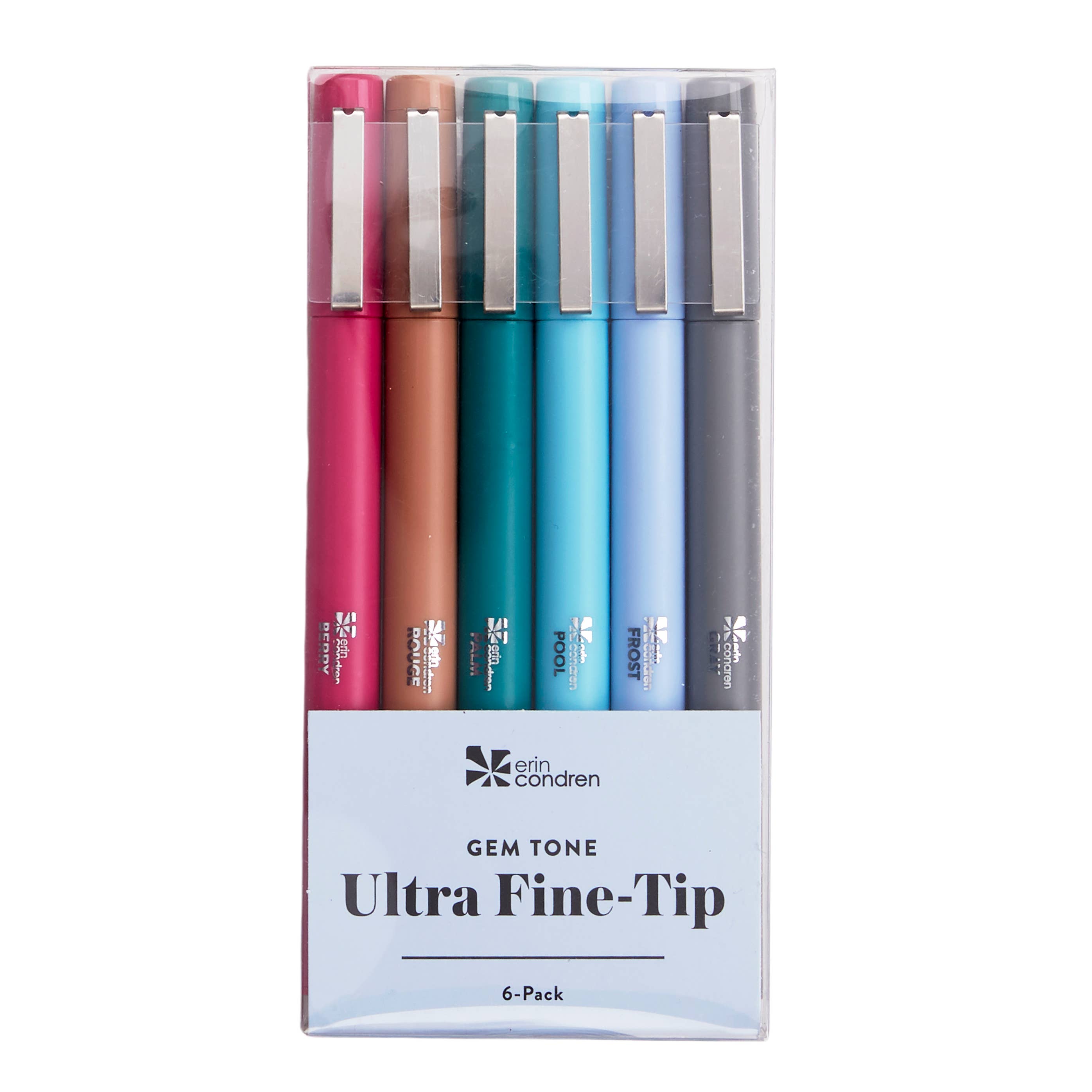Erin Condren Design - Wholesale Marker - Gem Tone Ultra Fine-Tip 6-pack5