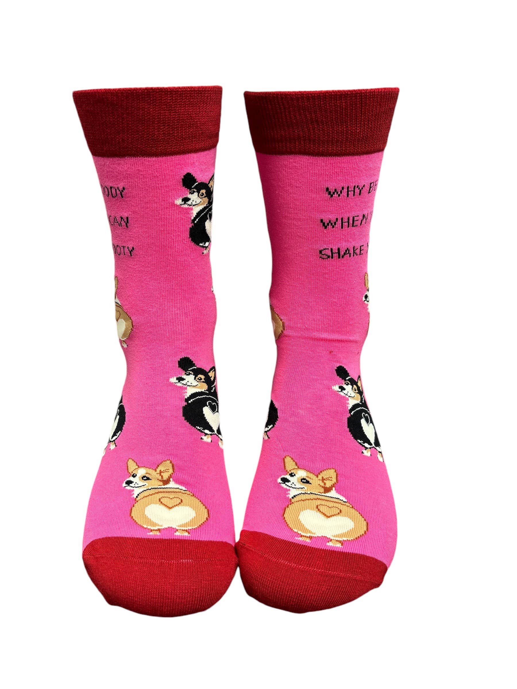 Shoc Joc Apparels Ltd – wholesale Socks – Women's – Why Be Moody When You Can Shake Yo Booty2