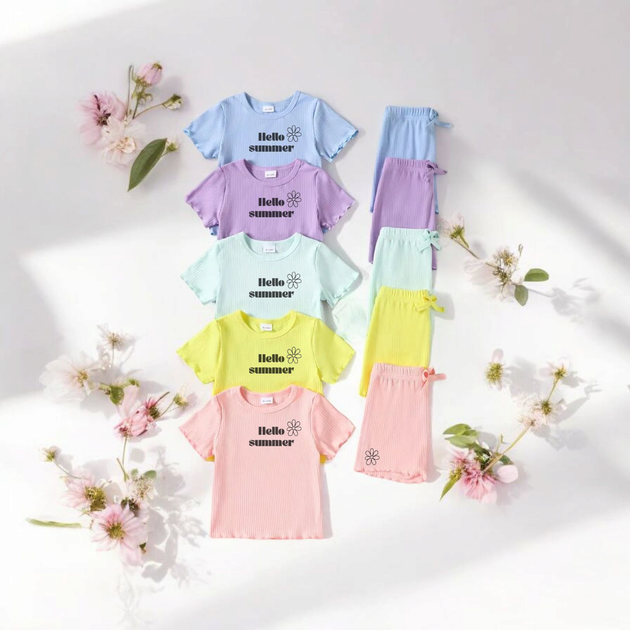 Kids4trendy - Wholesale Clothing Set - Baby - Summer clothing set girls | 5 sets0