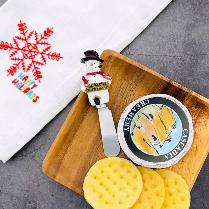 Supreme Housewares - Wholesale Cheese Spreader - Snowman Polyresin Cheese Spreader2