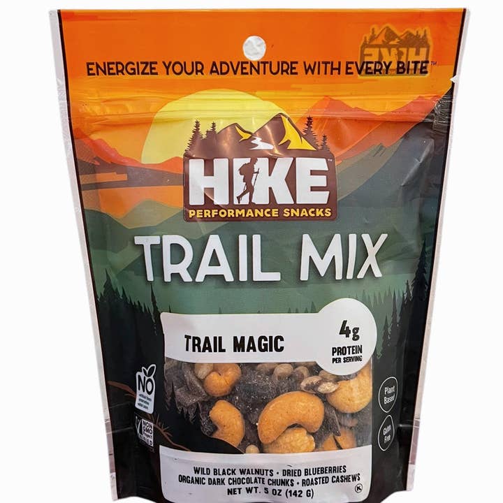 HIKE Trail Magic 12/5oz Bags for wholesale by Hammons Wild Black Walnuts