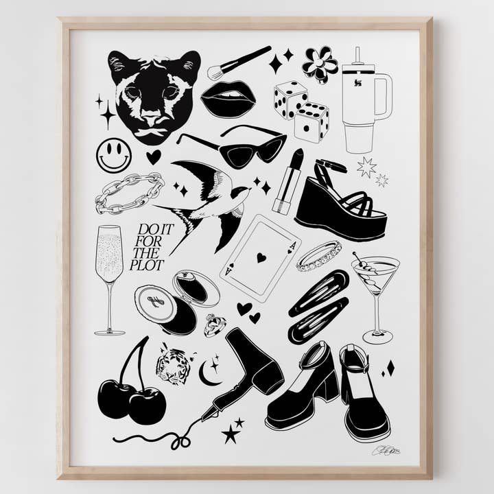 Flash Sheet Print -- 'Doe het voor het Verhaal', Kunstprint voor wholesale door HoldThatPunch