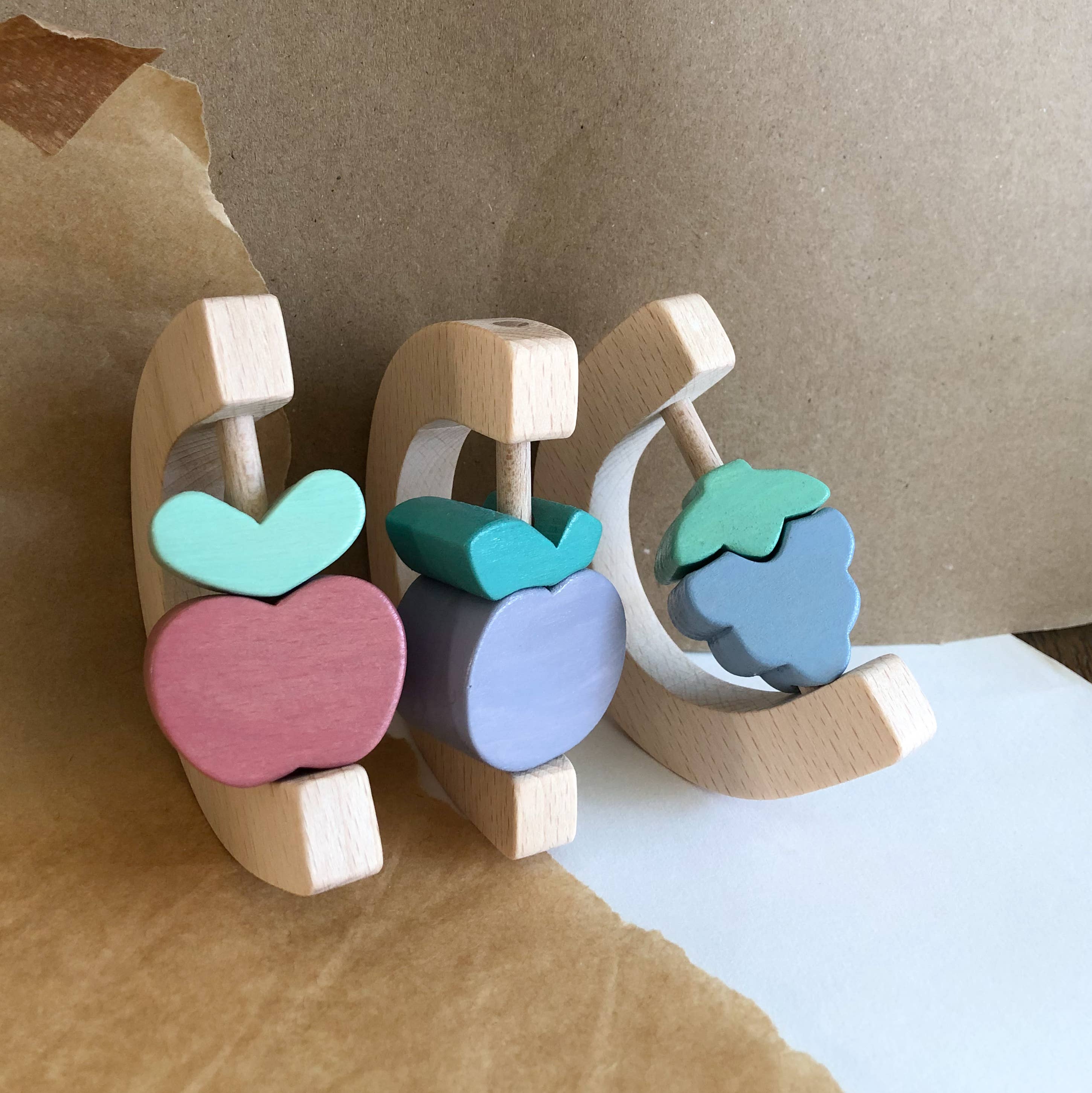 KMR Childwood - Wholesale Clutching Toy - Baby - Apple fruit rattle6