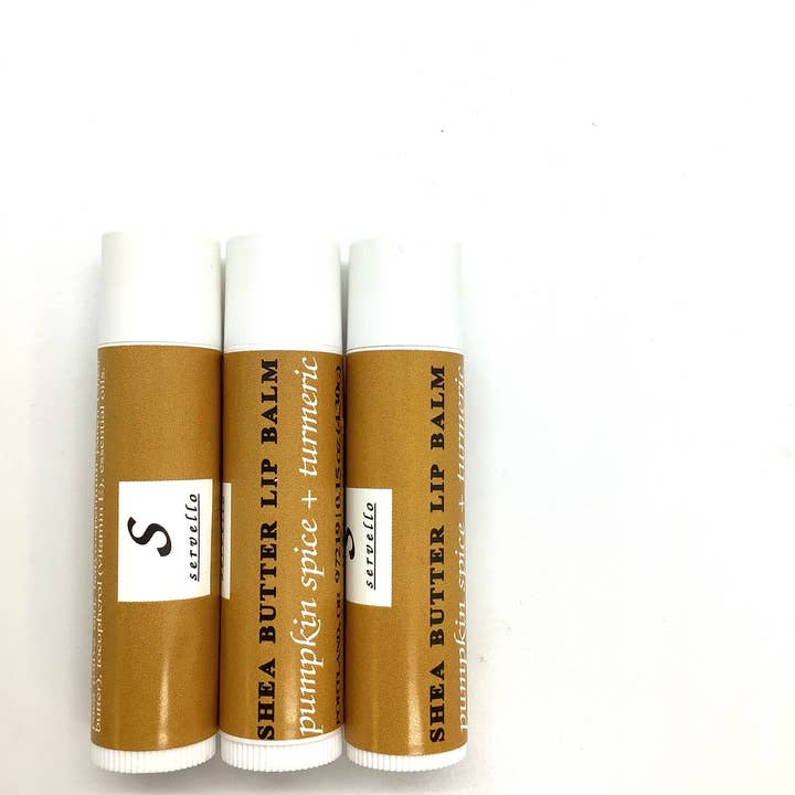 Lip Balm: Pumpkin Spice + Turmeric for wholesale by servello