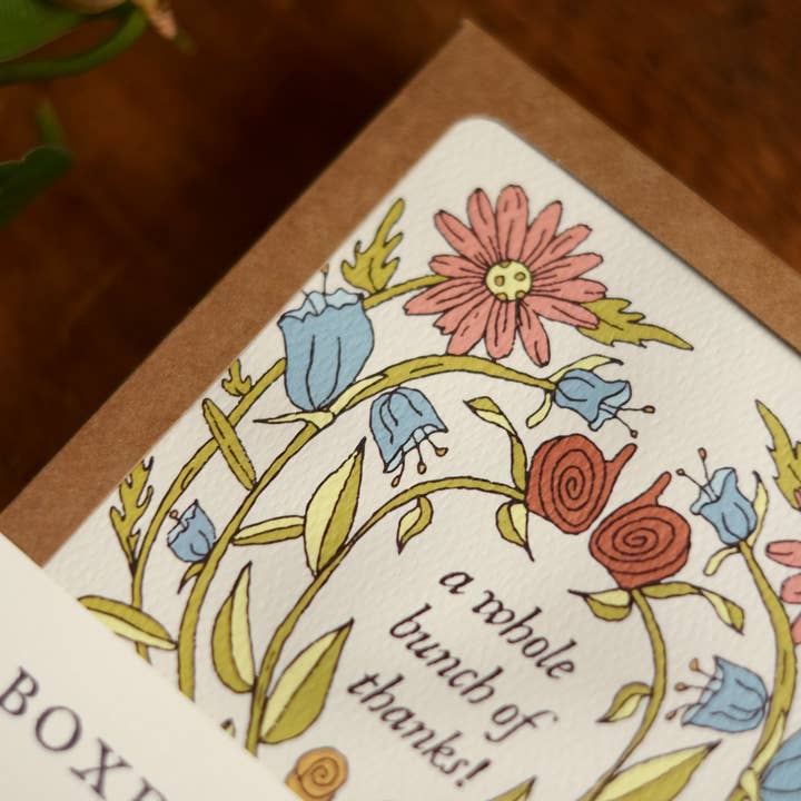 annalisa v. sawtell - Wholesale Stationery/Notecard Set - Bunch of Thanks | Boxed Card Set of 8 | A21
