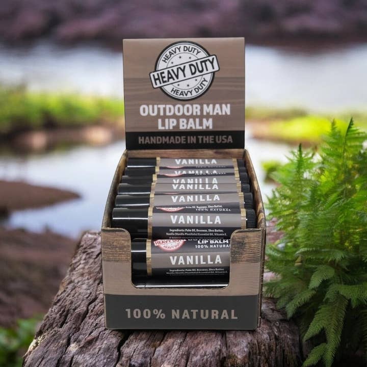 Seriously Shea - Wholesale Lip Balm - Men's - Men's Outdoor Man Lip Balm | 100% Natural