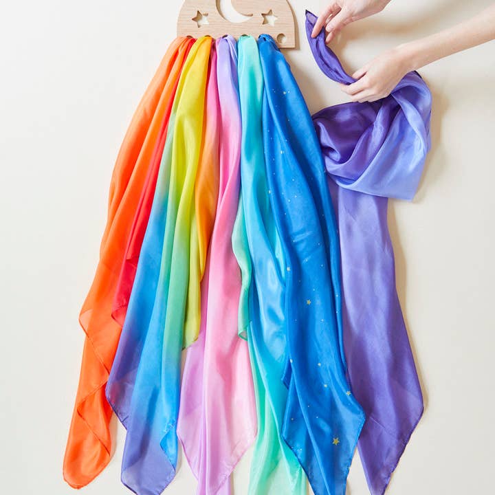 Sarah’s Silks - Vendita all'ingrosso Giocattolo in legno - Bambini - Esposizione di Veli di Seta Stellari3