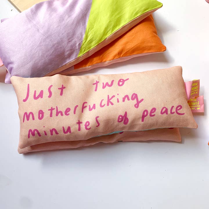 Nicola Rowlands - Wholesale Spa/Therapy Pillow - Two MF minutes lavender eyebag1