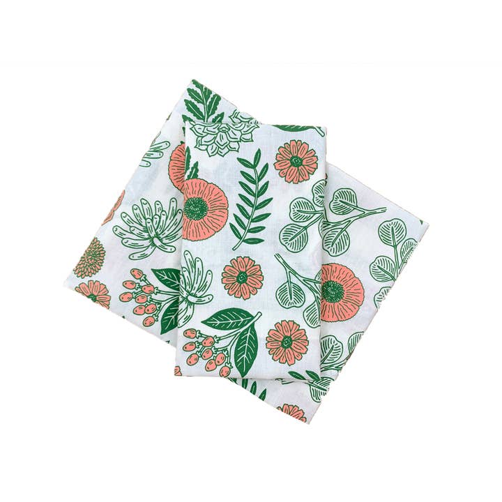 Tan Blommig Bandana för wholesale av Noteworthy Paper & Press