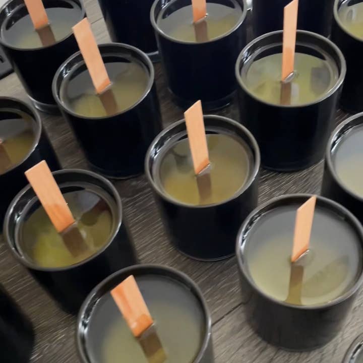 Dreamy Gallery Candle Co - Wholesale Jar/Filled Candle - 12 candles/Wholesale Soy Wax Wood Cotton Wick /Private Label1