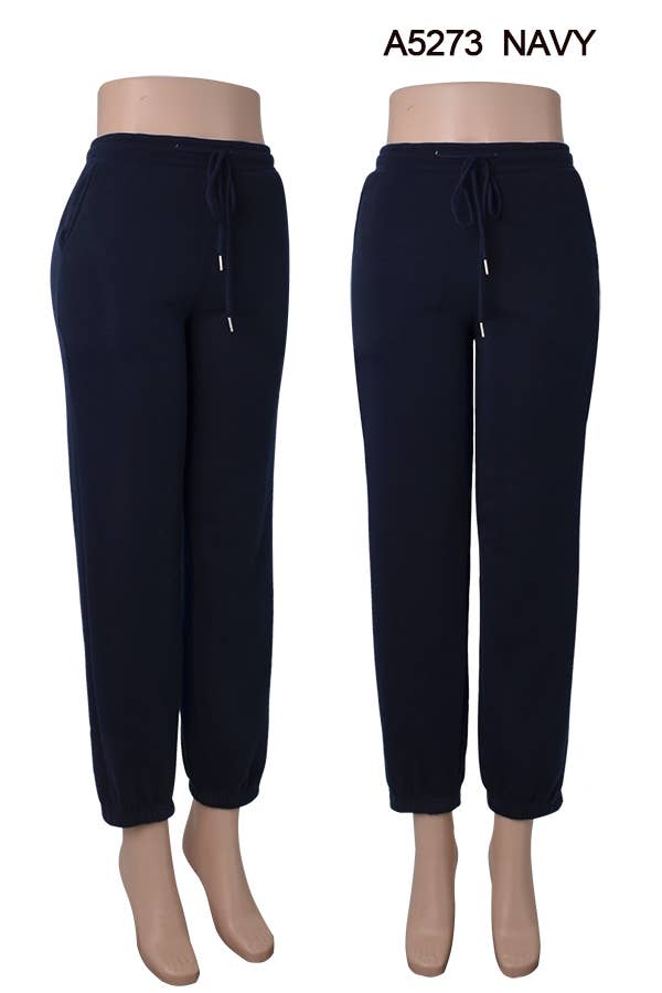 SSImport - Vendita all'ingrosso Pantaloni sportivi/da jogging - Donna - A5273 JOGGER INVERNALE FELPA INTERNA 12PZ/CONFEZIONE10