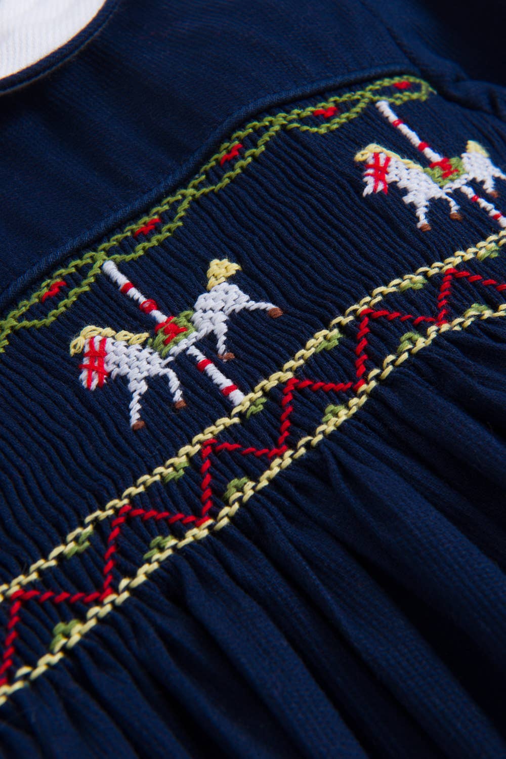 Annafie London Ltd - Wholesale Dress - Kids - HORSE CAROUSEL smocked dress1