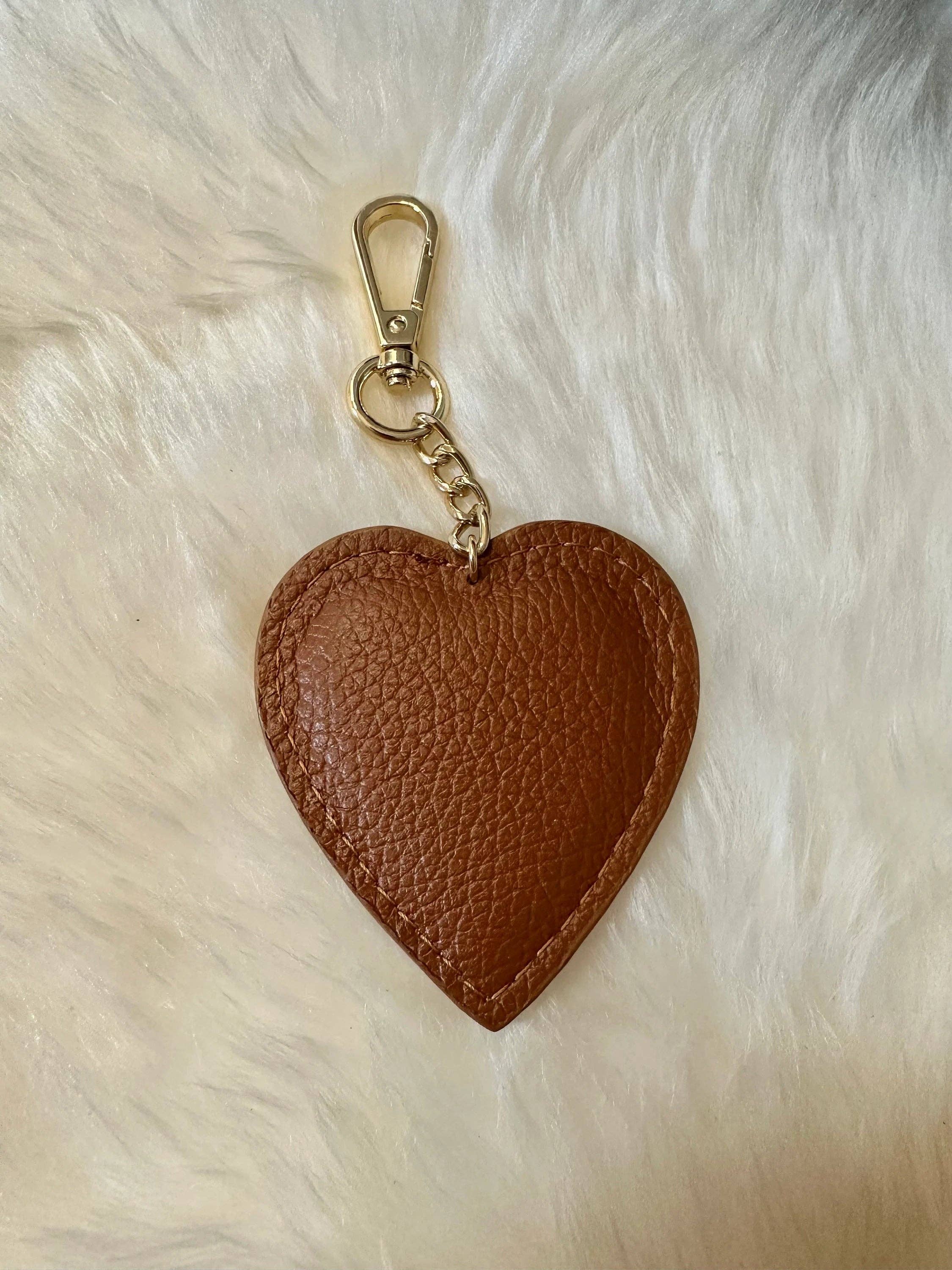 Zhade - Wholesale Keychain - Women's - Genuine leather heart keychain3