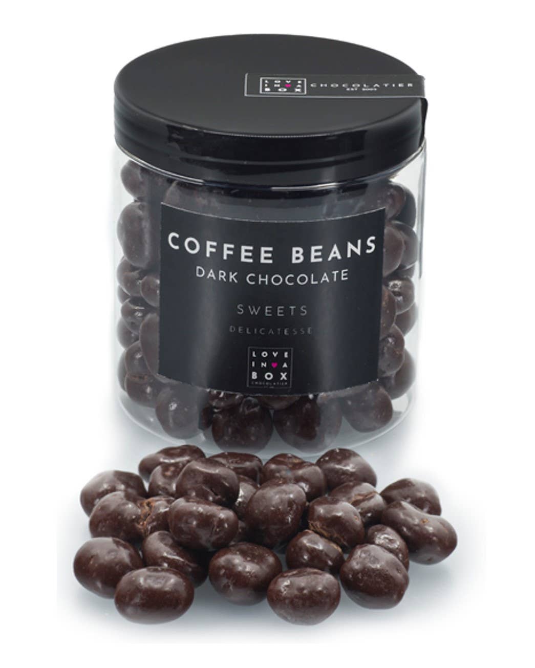 Love in a Box Chocolatier - Wholesale Chocolate Covered Sweets - Chocolate Covered Coffee Beans – Dark Chocolate 0