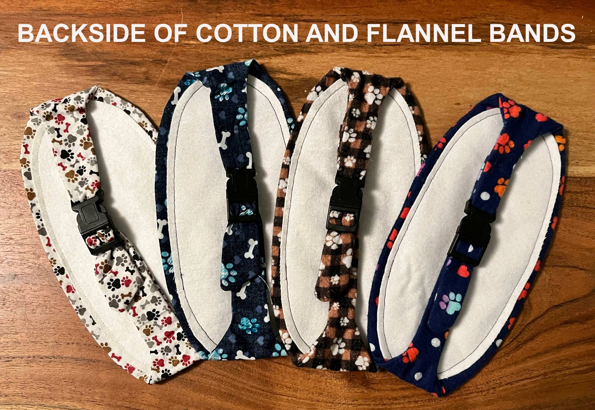 Whiskers 'n Paws Unique Pet Gifts, LLC – Großhandel Haustier-Bandana – Hund – Bauchband für männlichen Hund, Senioren, Töpfchentraining, Schnallenverschluss6