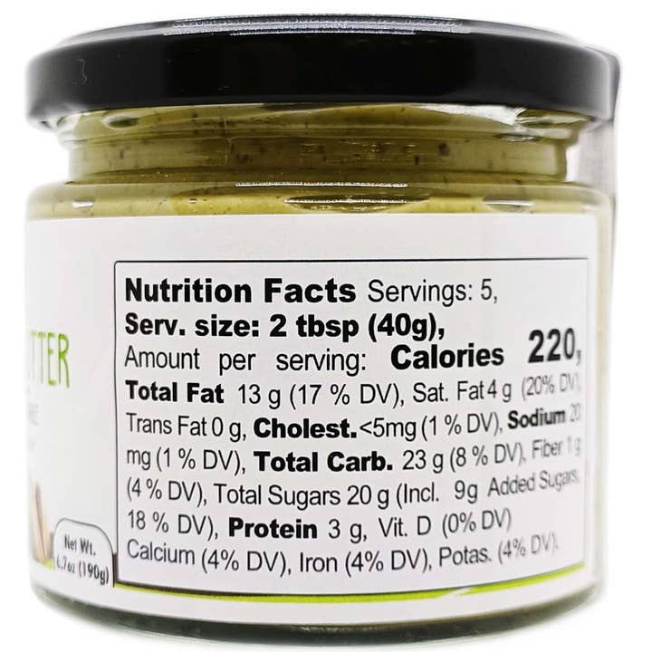 Wholesale Italian Food - Wholesale Nut Butter - Gusto Etna, Pistachio Nut Butter, 6.7 oz
