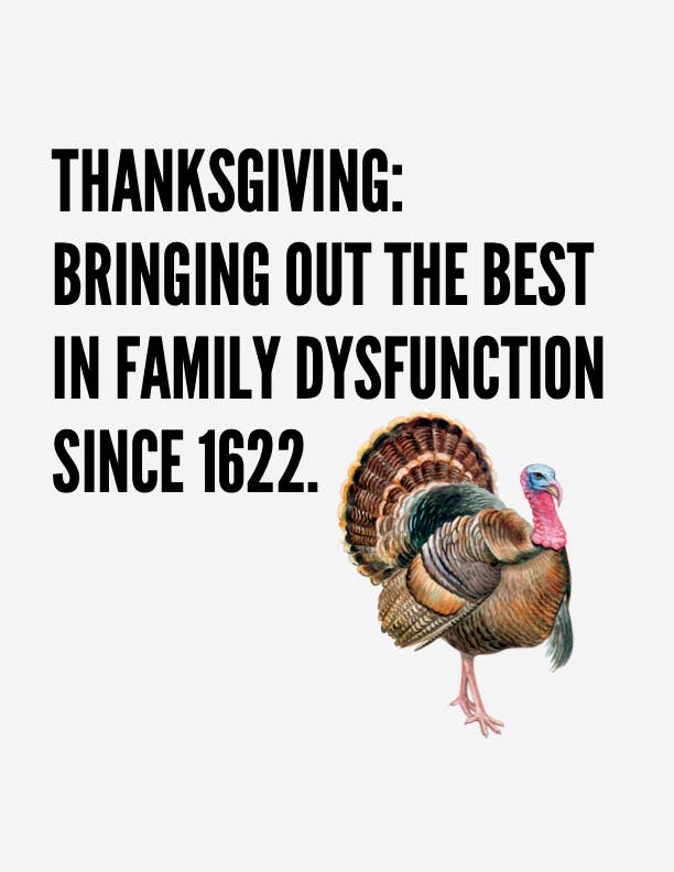 Galleyware - Wholesale Dishcloth - Thanksgiving Dysfunction Swedish Towel0