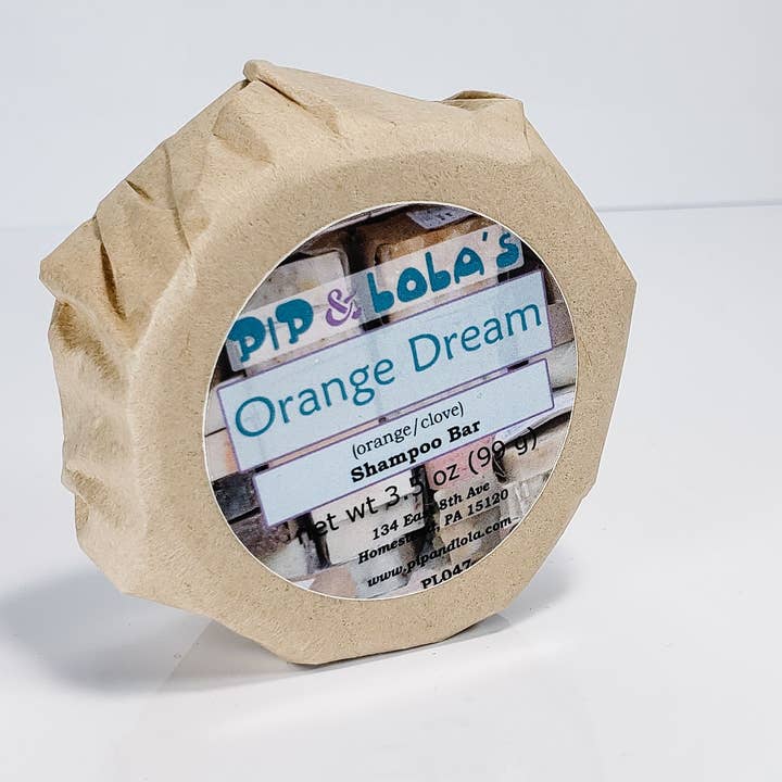 Orange dröm schampo Bar - orange kryddnejlika för wholesale av Pip & Lola's Everything Homemade