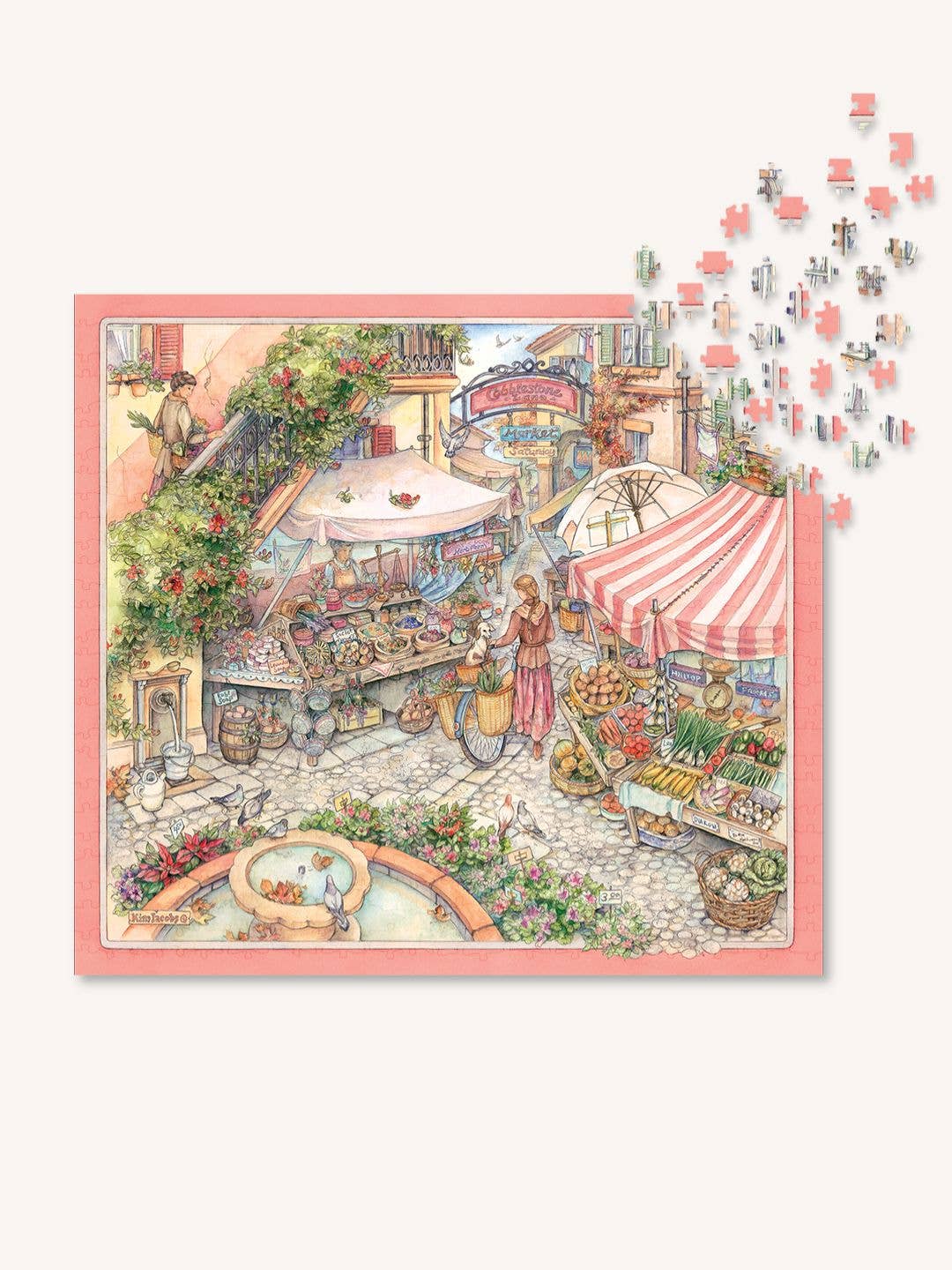 The Puzzle Theory - Vendita all'ingrosso Puzzle - Adulti - Kim Jacobs Giorno di Mercato - Puzzle da 896 Pezzi3