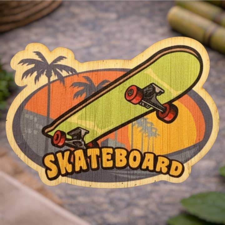 Skateboard per la vendita all'ingrosso da parte di Bamboo Wood Stickers