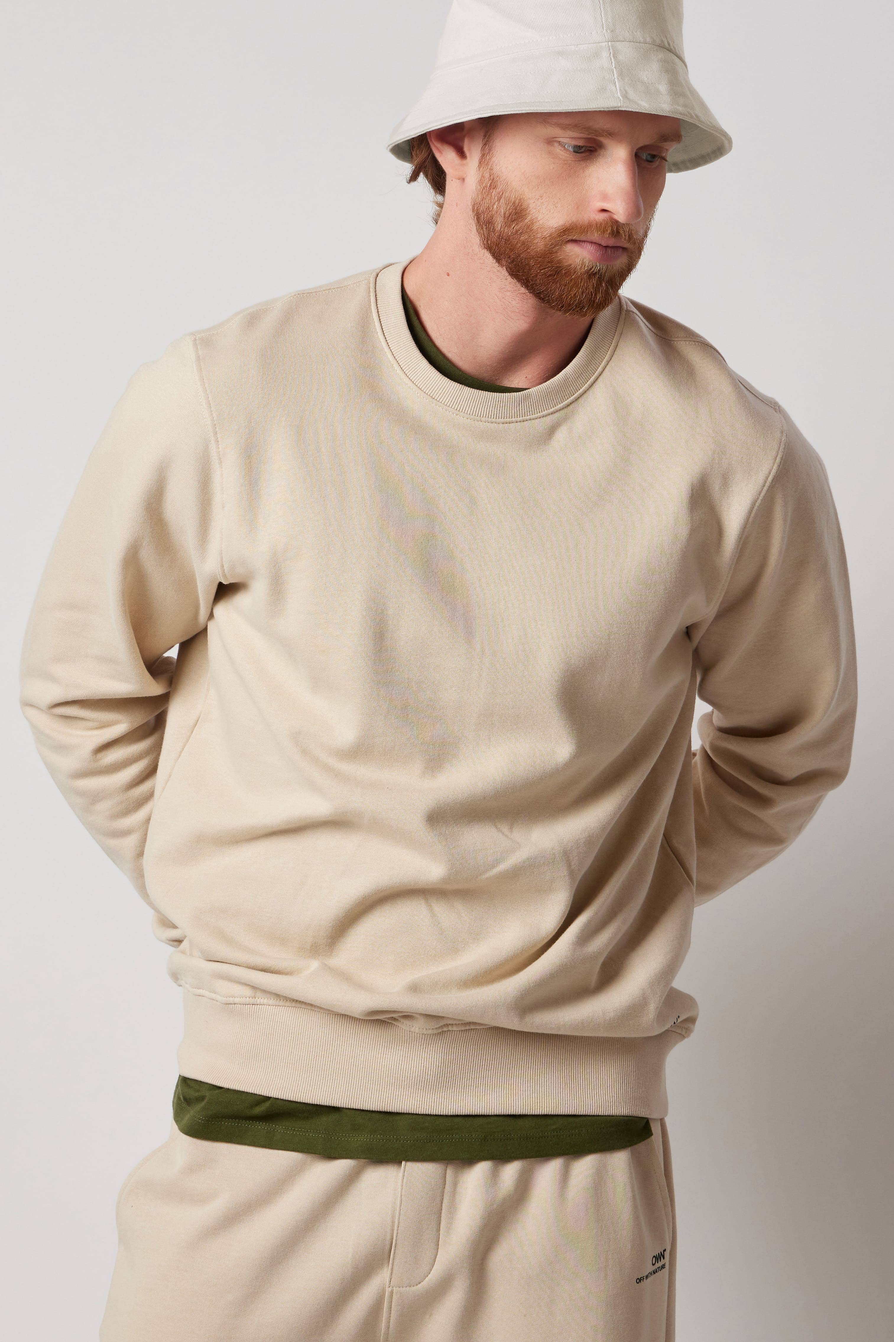 OWN OFF WITH NATURE - Wholesale Lounge Set - Men's - Crewneck Sweatshirt Set + Fleece Joggers1