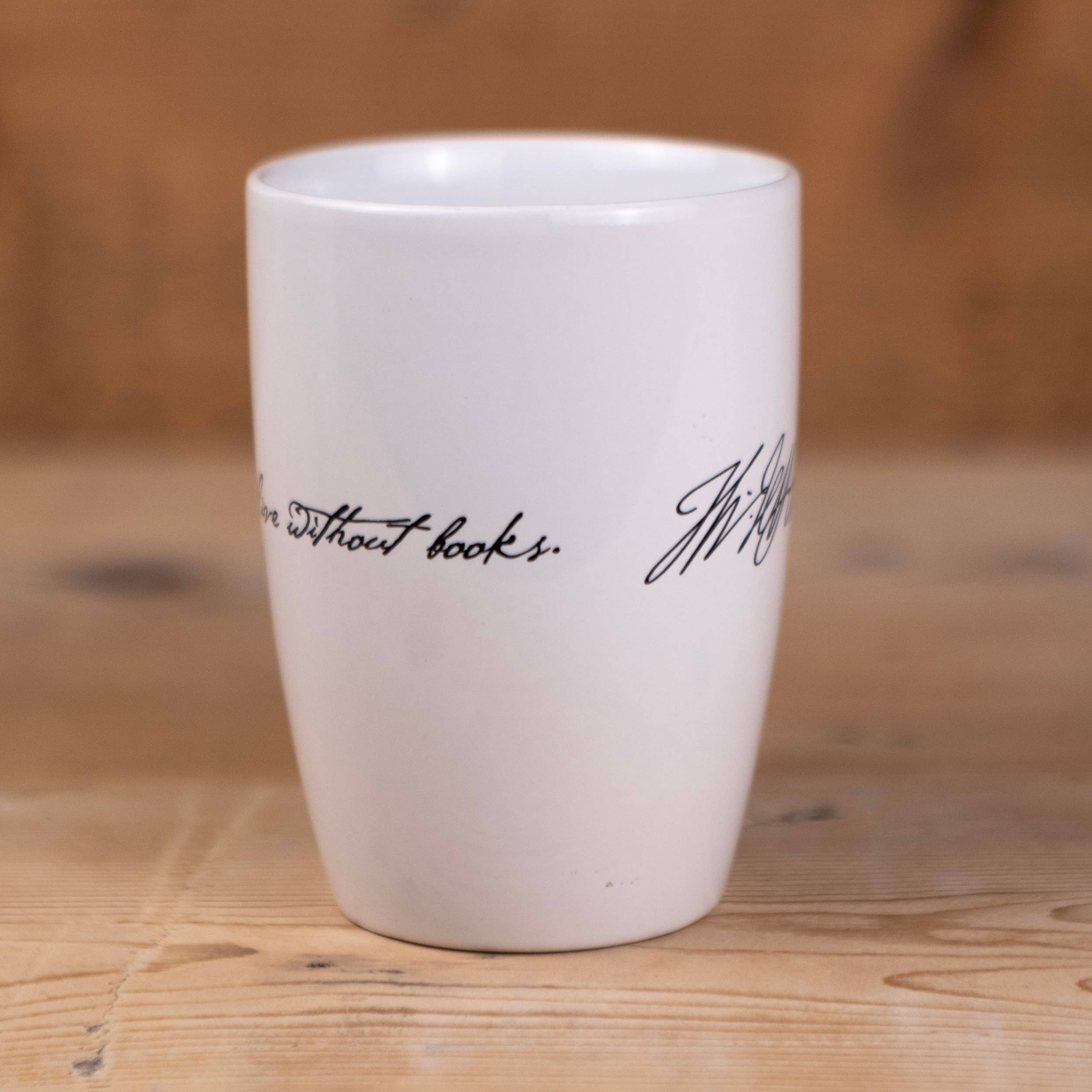 Liberty & Co. - Vente Tasse à café - Mug « Je ne peux pas vivre sans livres » de Thomas Jefferson4