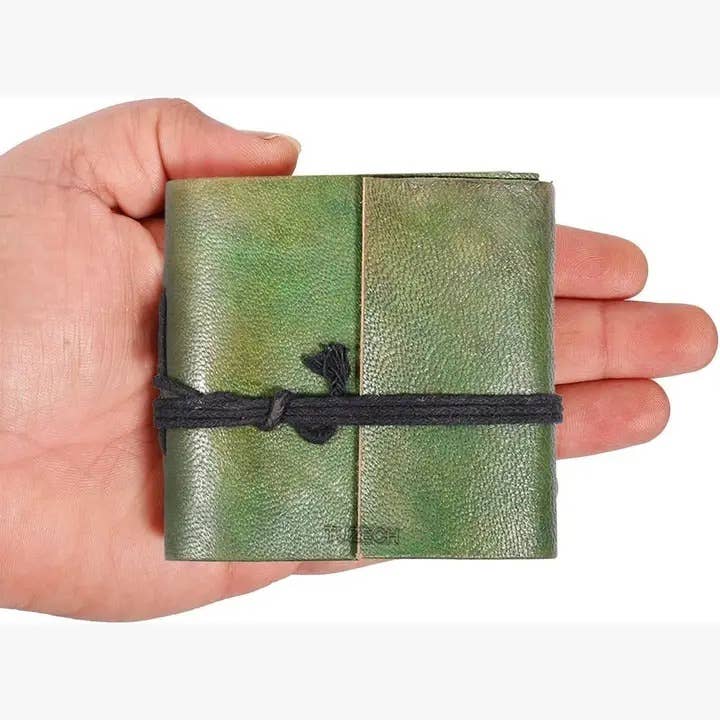 Tuzech Leather - Vendita all'ingrosso Diari/agende - Mini diario compatto in pelle vintage fatto a mano4