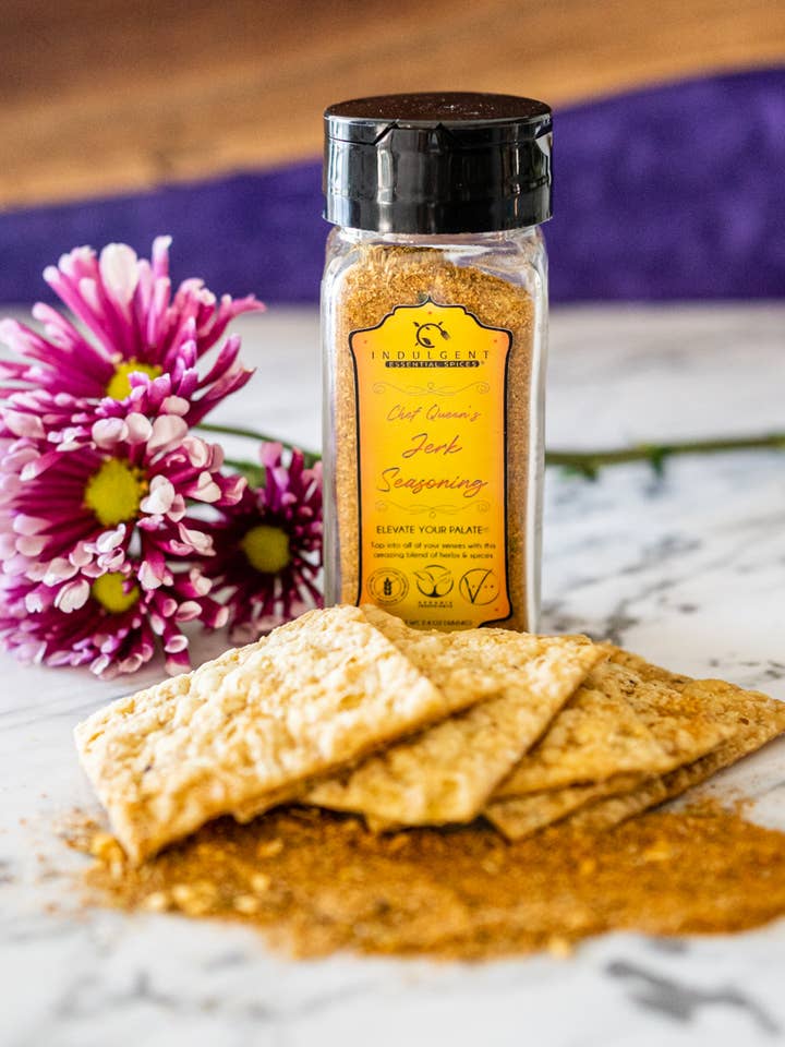 Chef Queen's Jerk Seasoning Blend for wholesale by Indulgent Essential Spices