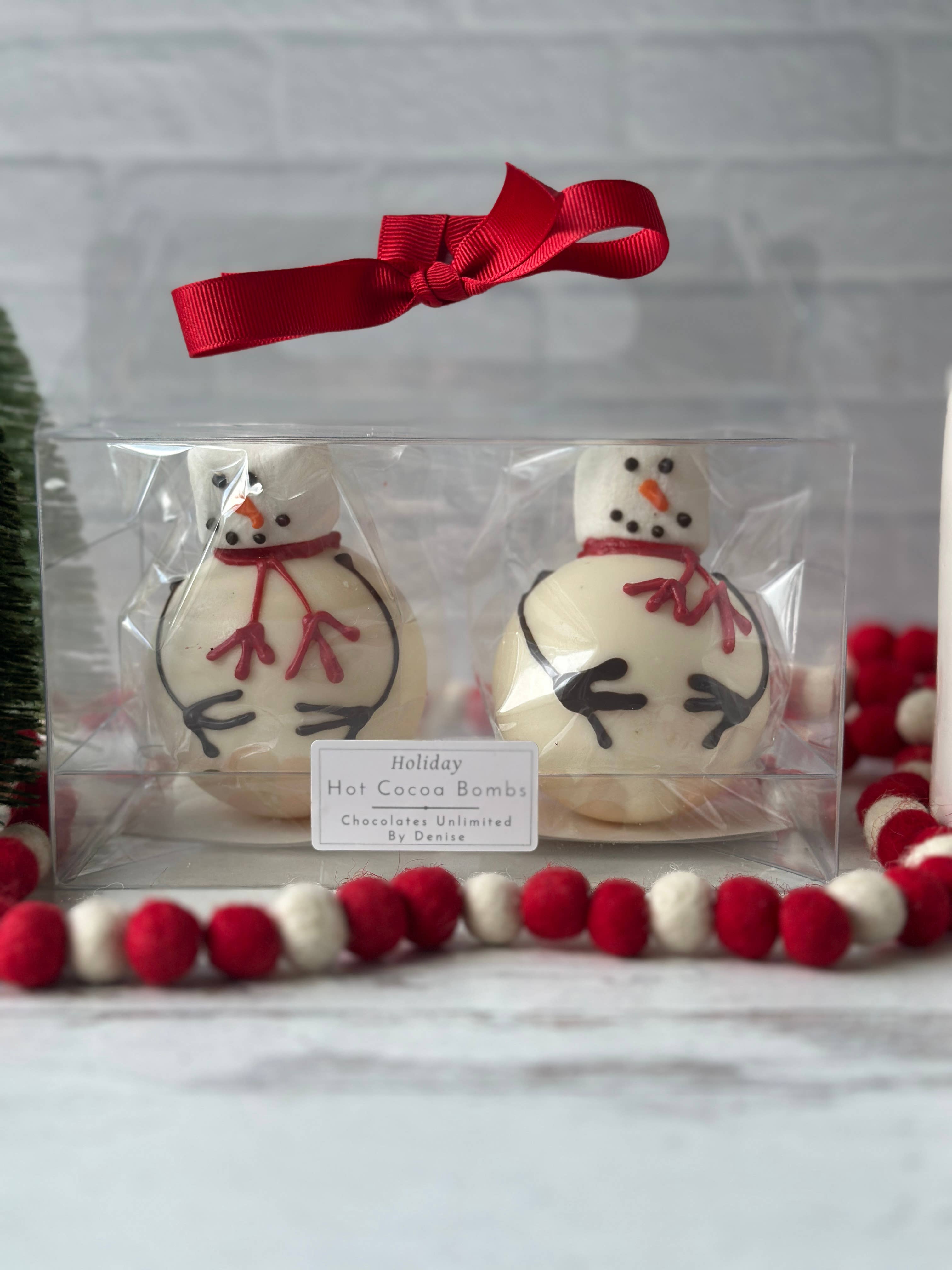 Chocolates Unlimited by Denise - Wholesale Hot Cocoa Mix/Kit - Snowmen Hot Chocolate Bombs 6