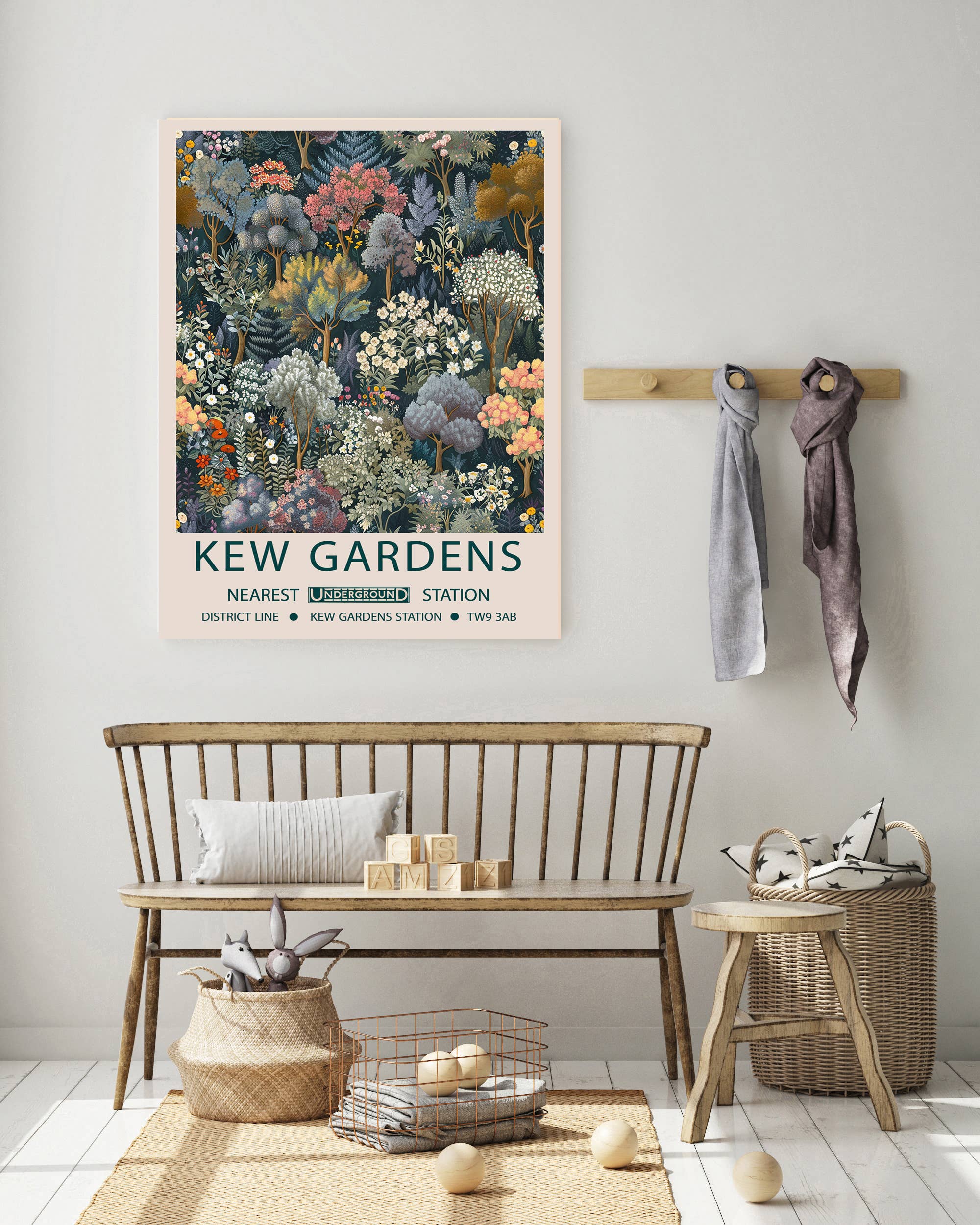 Kumo Art Prints – wholesale Art print – Botanical Kew Garden's Art Print     1