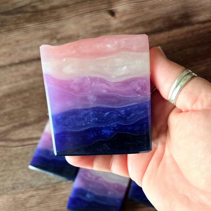 Pretty Soap Co. - Wholesale Bar Soap - Misty Mountains Soap, Sweet and Airy Forest Scent3