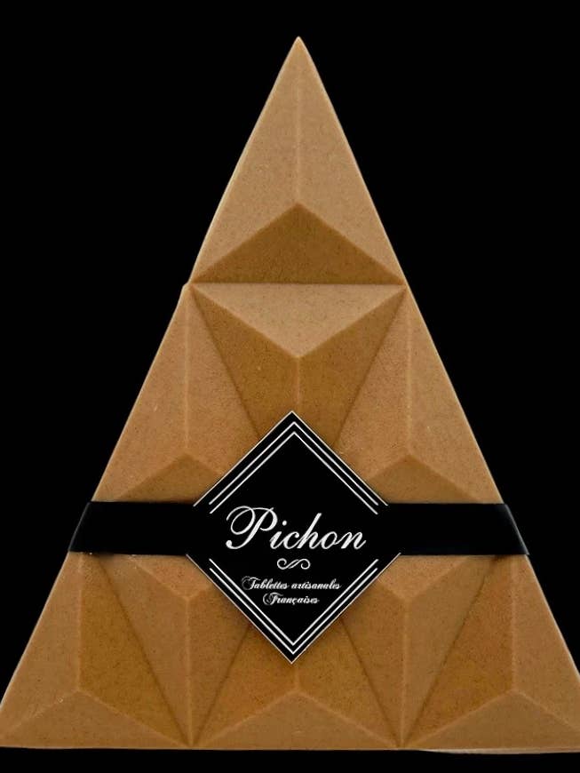 Almond Chocolate Triangle (black packaging) for wholesale by Chocolats PICHON