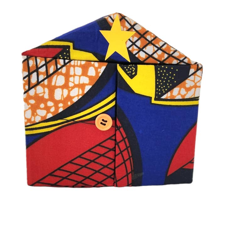 Sedona Spirit - Wholesale Nativity Scene Decor - Kitenge African Fabric Nativity Box - Uganda
