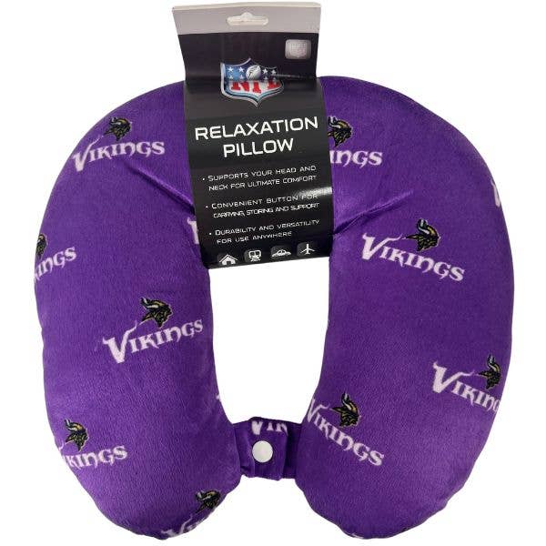 St. Louis Wholesale LLC - Wholesale Travel Pillow - Minnesota Vikings Pillows - Travel Relaxation Pillow