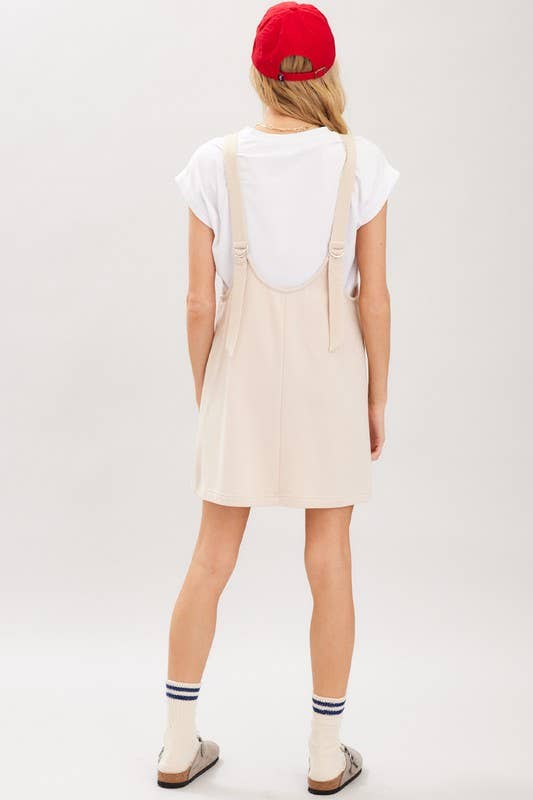 ILLA ILLA - Wholesale Dress - Women's - Cotton Terry Twill Tape Overall Mini Dress8