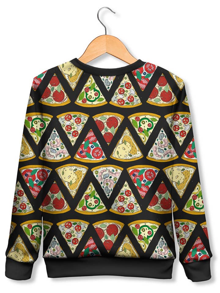Fishikii Hipster Pizza Sweatshirt til børn | SUDN.107 for engroshandel hos Fishikii