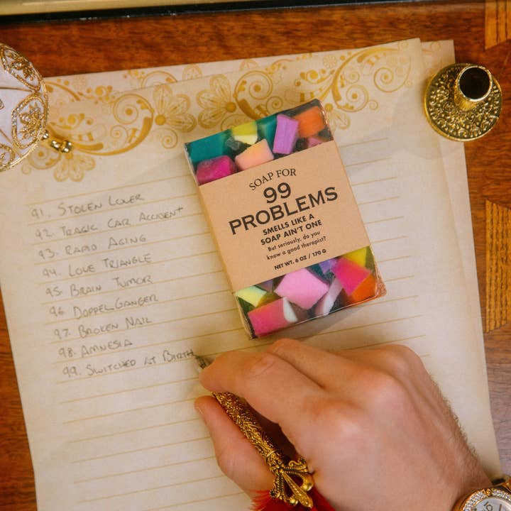 Whiskey River Soap Co. - Wholesale Bar Soap - Soap for 99 Problems | Funny Soap1